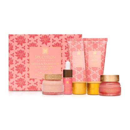 Lotus & Rambutan - Face Care Discovery Set - Spa Ceylon UK