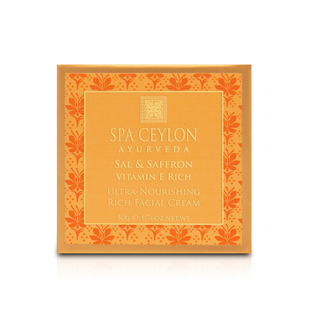 Sal & Saffron - Vitamin E Rich - Ultra-Nourishing Rich Facial Cream - 50g