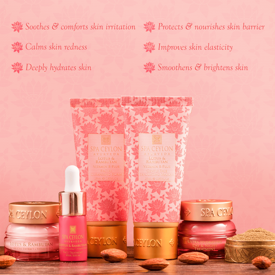 Lotus & Rambutan - Face Care Discovery Set - Spa Ceylon UK
