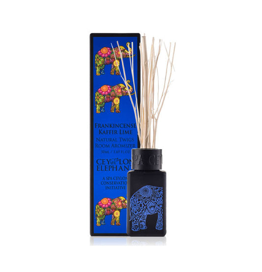 Ceylon Elephant Frankincense Kay Lime - Natural Twig Room Aromizer 50ml