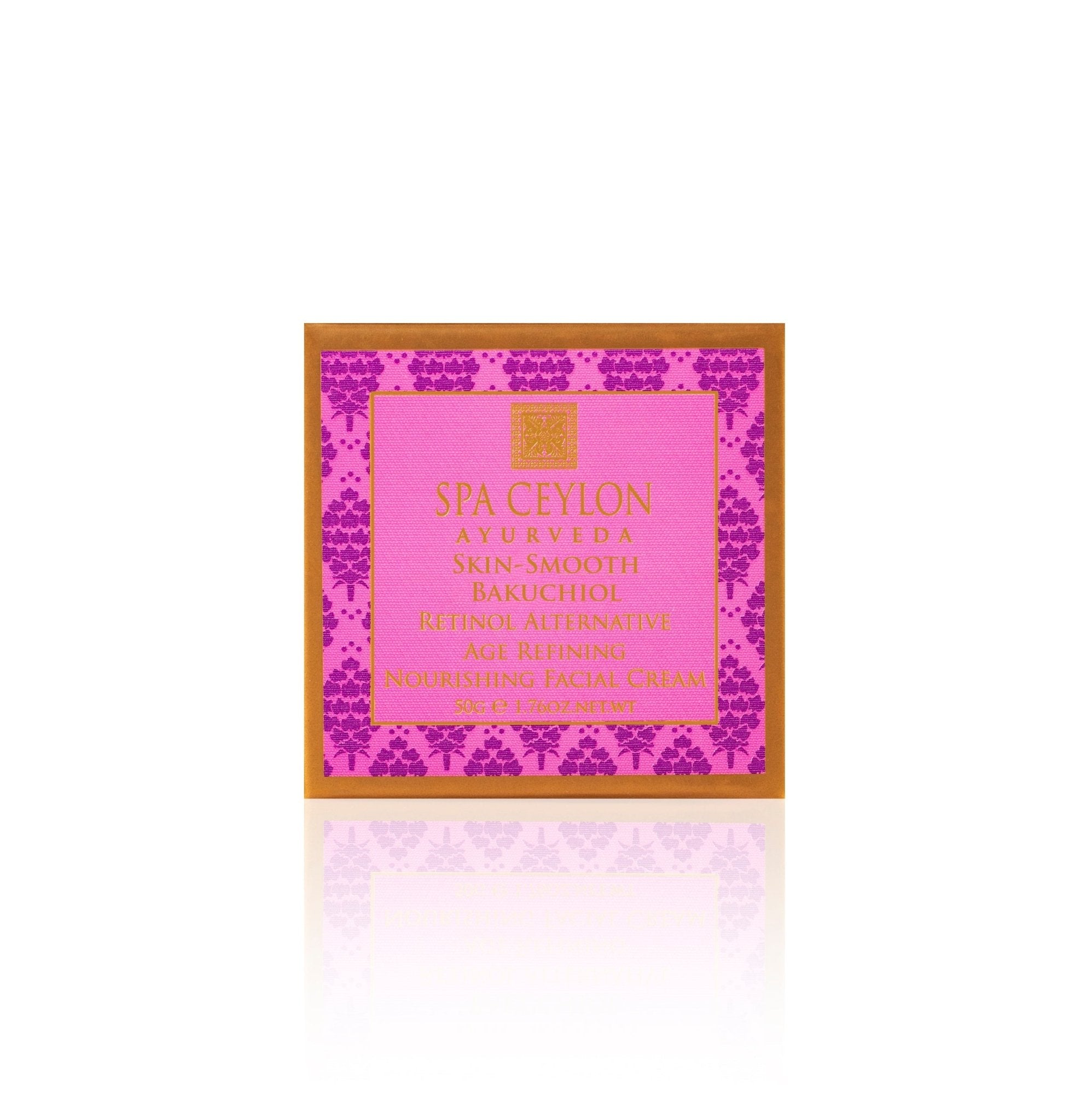 Skin Smooth Bakuchiol - Retinol Alternative Age Refining Nourishing Facial Cream 50g - Spa Ceylon UK