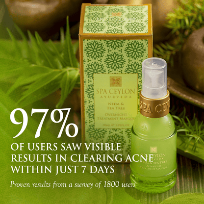 Neem & Tea Tree -  Overnight Treatment Masque 30ml - Spa Ceylon UK