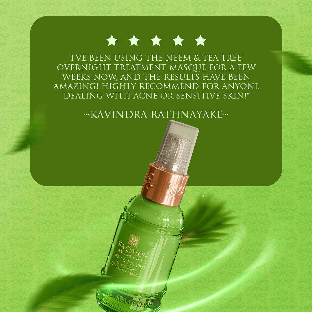 Neem & Tea Tree -  Overnight Treatment Masque 30ml - Spa Ceylon UK