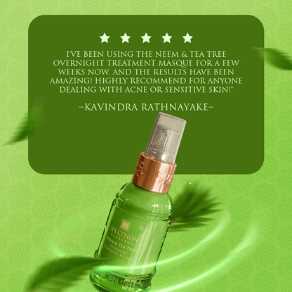 Neem & Tea Tree -  Overnight Treatment Masque 30ml - Spa Ceylon UK