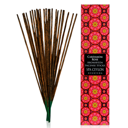 Cardamom Rose - Aromaveda Incense Sticks