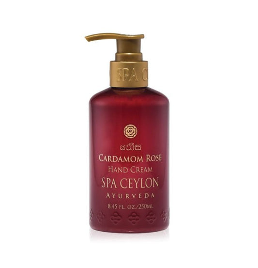 Cardamom Rose – Hand Cream 250ml - Spa Ceylon UK