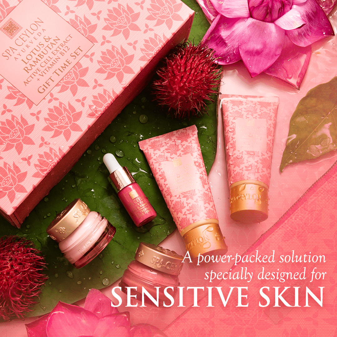 Lotus & Rambutan - Face Care Discovery Set - Spa Ceylon UK
