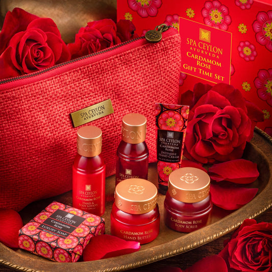 Cardamom Rose - Gift Time Set - Spa Ceylon UK