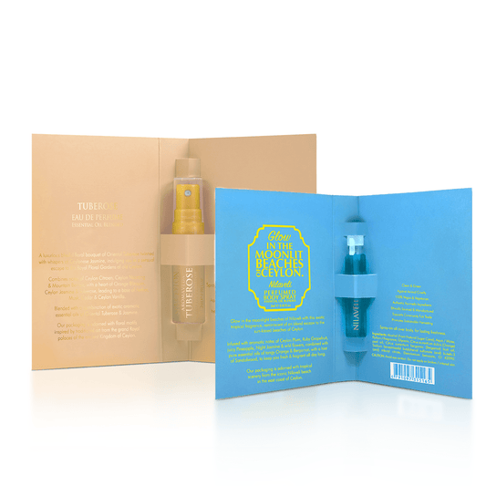 Tuberose – Eau de Perfume 3ml & Nilaveli - Beach Perfumed Body Spray 2ml - Spa Ceylon UK