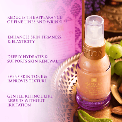 Skin Smooth Bakuchiol - Retinol Alternative Age Refining Day & Night Facial Serum 30ml - Spa Ceylon UK