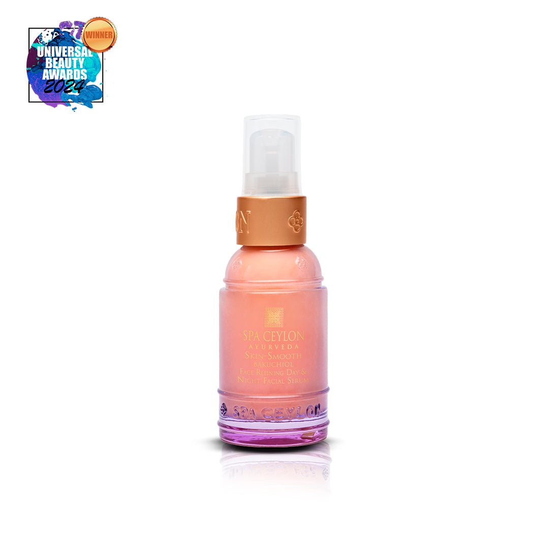 Skin Smooth Bakuchiol - Retinol Alternative Age Refining Day & Night Facial Serum 30ml - Spa Ceylon UK