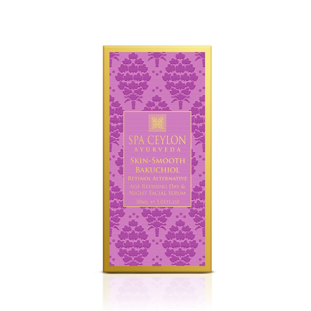 Skin Smooth Bakuchiol - Retinol Alternative Age Refining Day & Night Facial Serum 30ml - Spa Ceylon UK