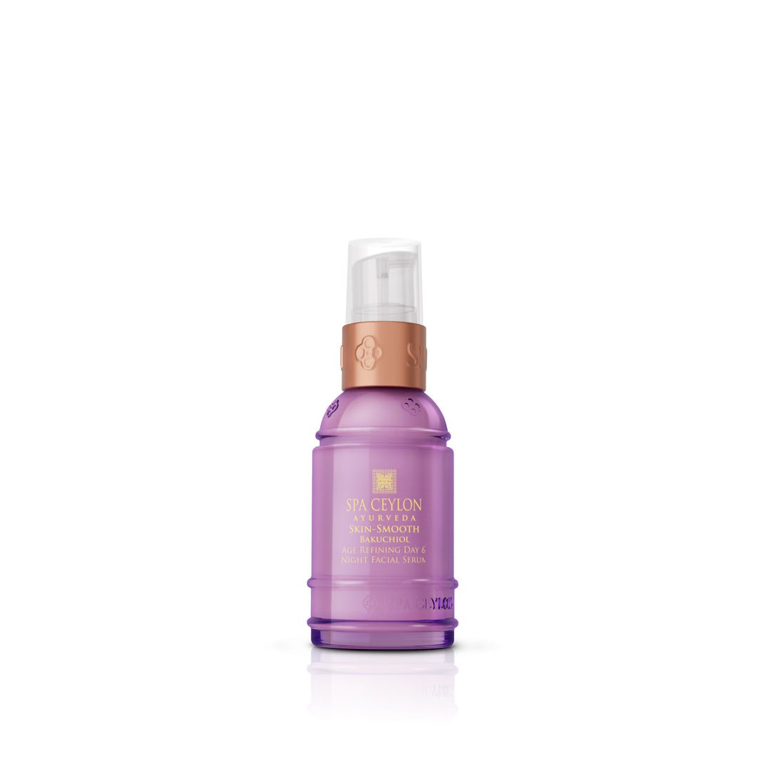 Skin Smooth Bakuchiol - Retinol Alternative Age Refining Day & Night Facial Serum 30ml - Spa Ceylon UK