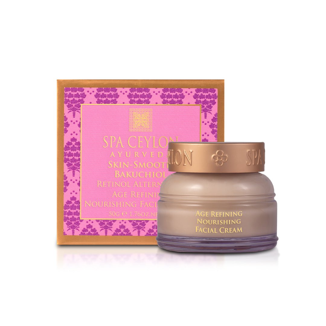 Skin Smooth Bakuchiol - Retinol Alternative Age Refining Nourishing Facial Cream 50g - Spa Ceylon UK