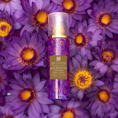 Blue Water Lily - Body Spray 200ml - Spa Ceylon UK