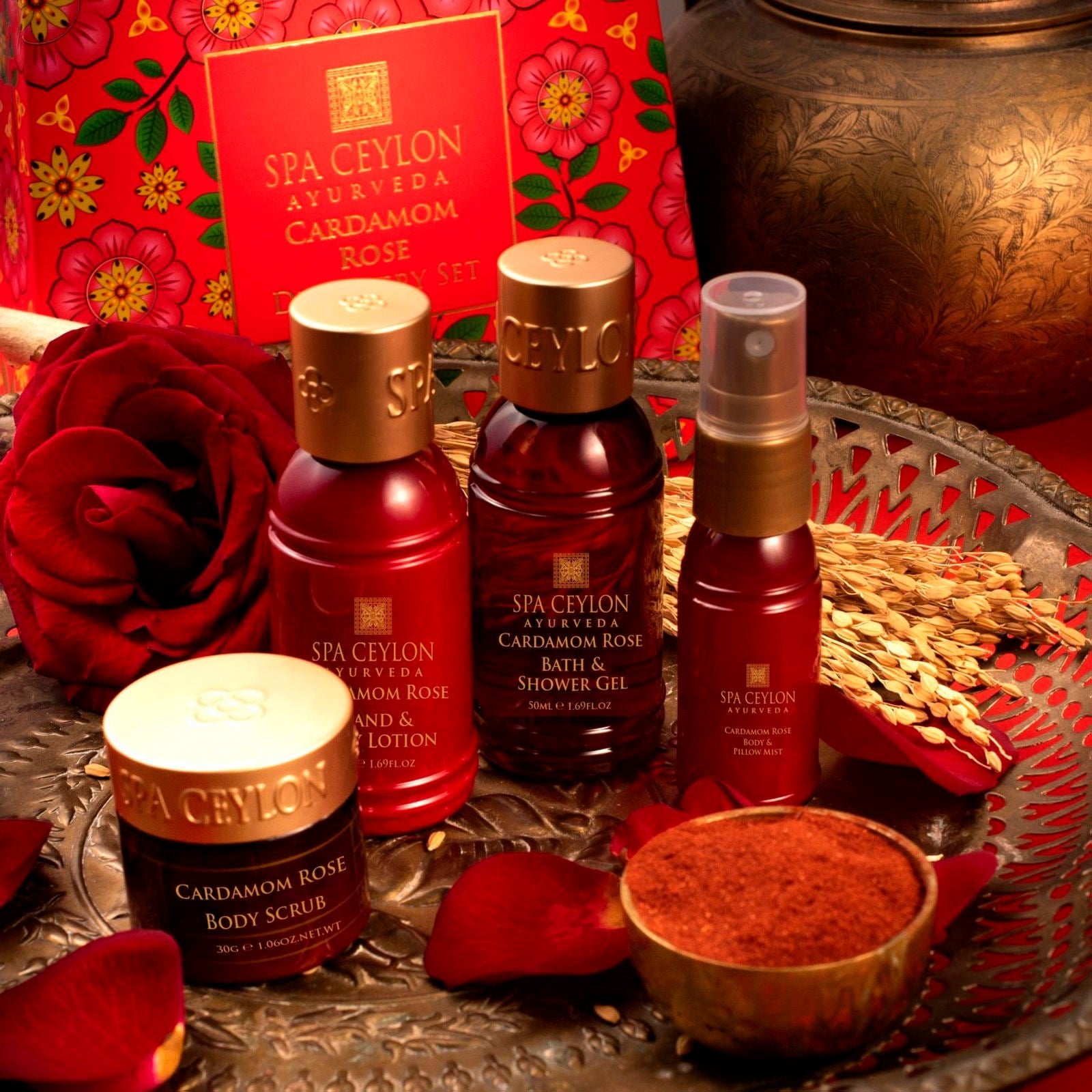 Cardamom Rose - Discovery Set - Spa Ceylon UK
