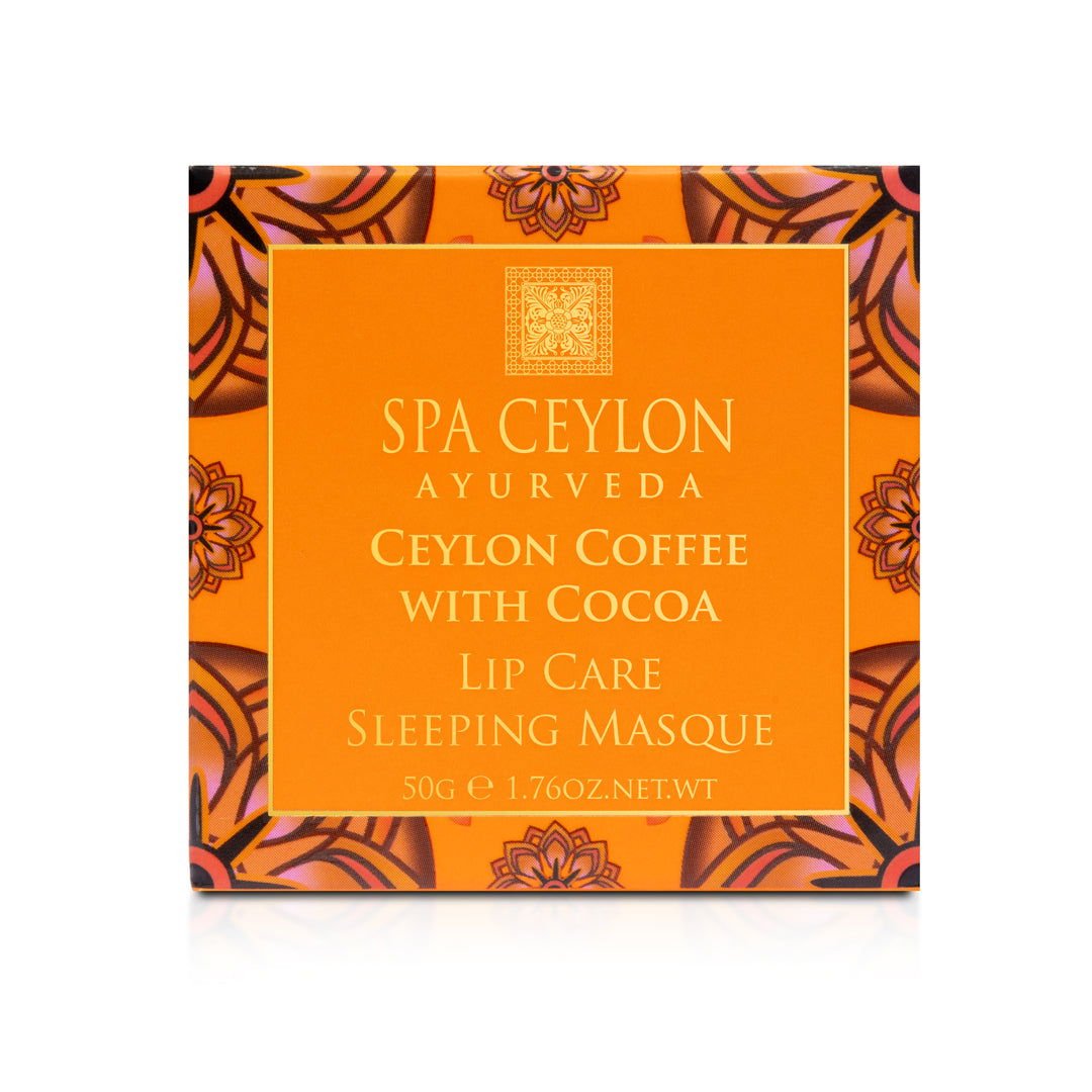 Ceylon Coffee with Cocoa - Lip Care Sleeping Masque - 50g - Spa Ceylon UK
