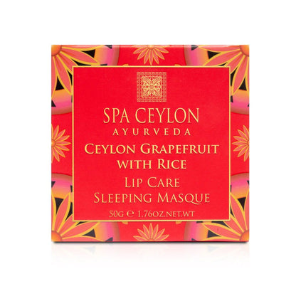 Ceylon Grapefruit with Rice - Lip Care Sleeping Masque - 50g - Spa Ceylon UK