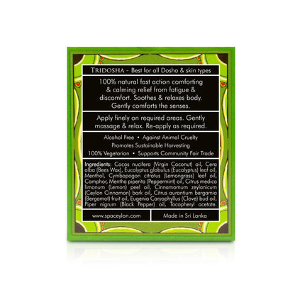 Comfort - Relieving Balm 25g - Spa Ceylon UK