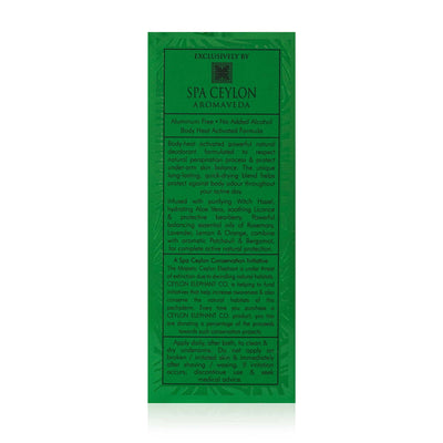 Forest Escape - Ceylon Elephant - Active Natural Deodorant For Men - 60ml