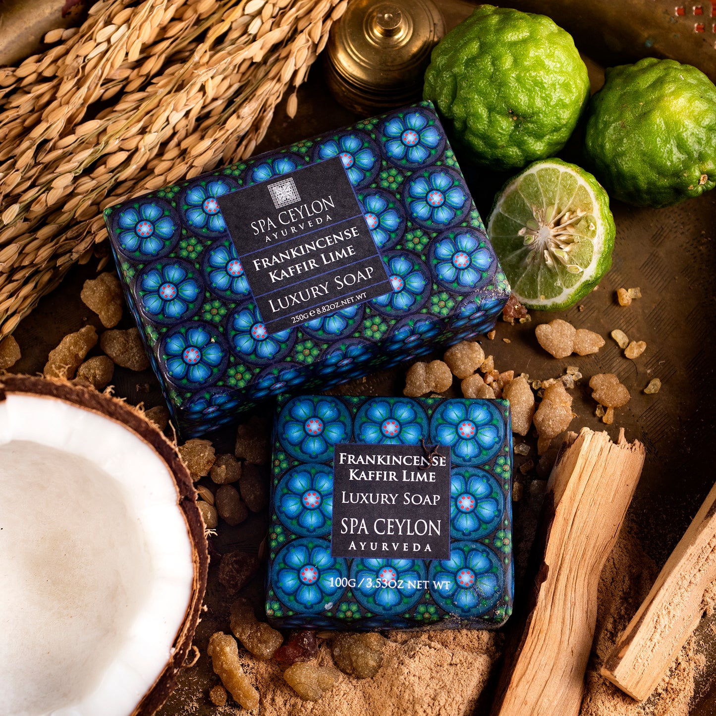 Frankincense Kay Lime Luxury Soap 100g