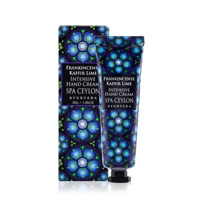 Frankincense Kay Lime - Intensive Hand Cream 30g - Spa Ceylon UK