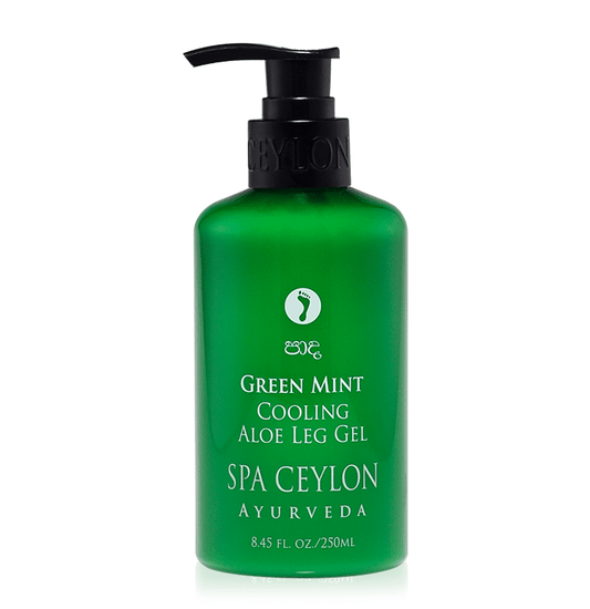 Green Mint - Cooling Aloe Leg Gel 250ml - Spa Ceylon UK