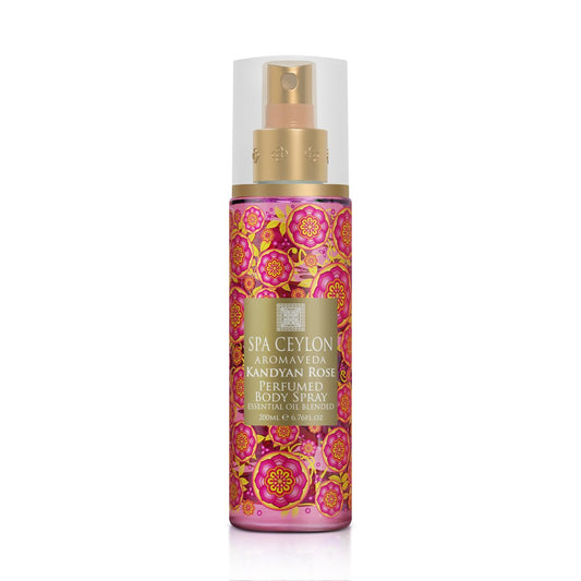 Kandyan Rose - Body Spray 200ml - Spa Ceylon UK