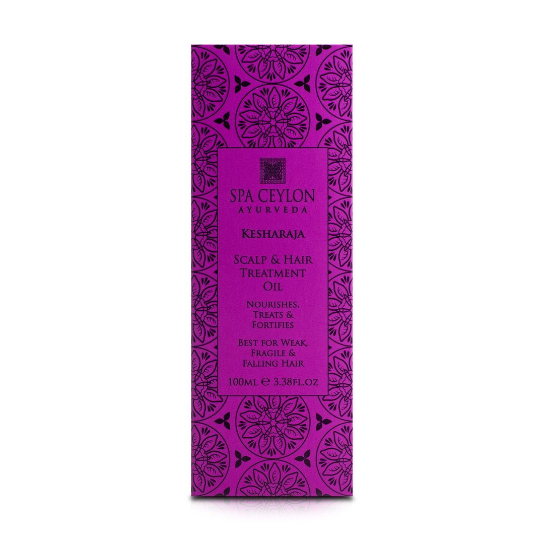 Kesharaja - Scalp & Hair Treatment Oil 100ml - Spa Ceylon UK