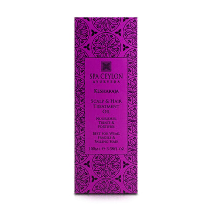 Kesharaja - Scalp & Hair Treatment Oil 100ml - Spa Ceylon UK