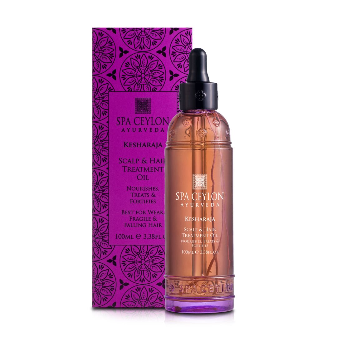 Kesharaja - Scalp & Hair Treatment Oil 100ml - Spa Ceylon UK