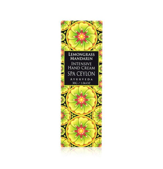 Lemongrass Mandarin - Intensive Hand Cream 30g - Spa Ceylon UK