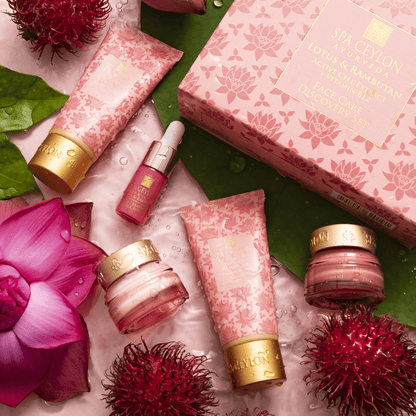 Lotus & Rambutan - Face Care Discovery Set - Spa Ceylon UK