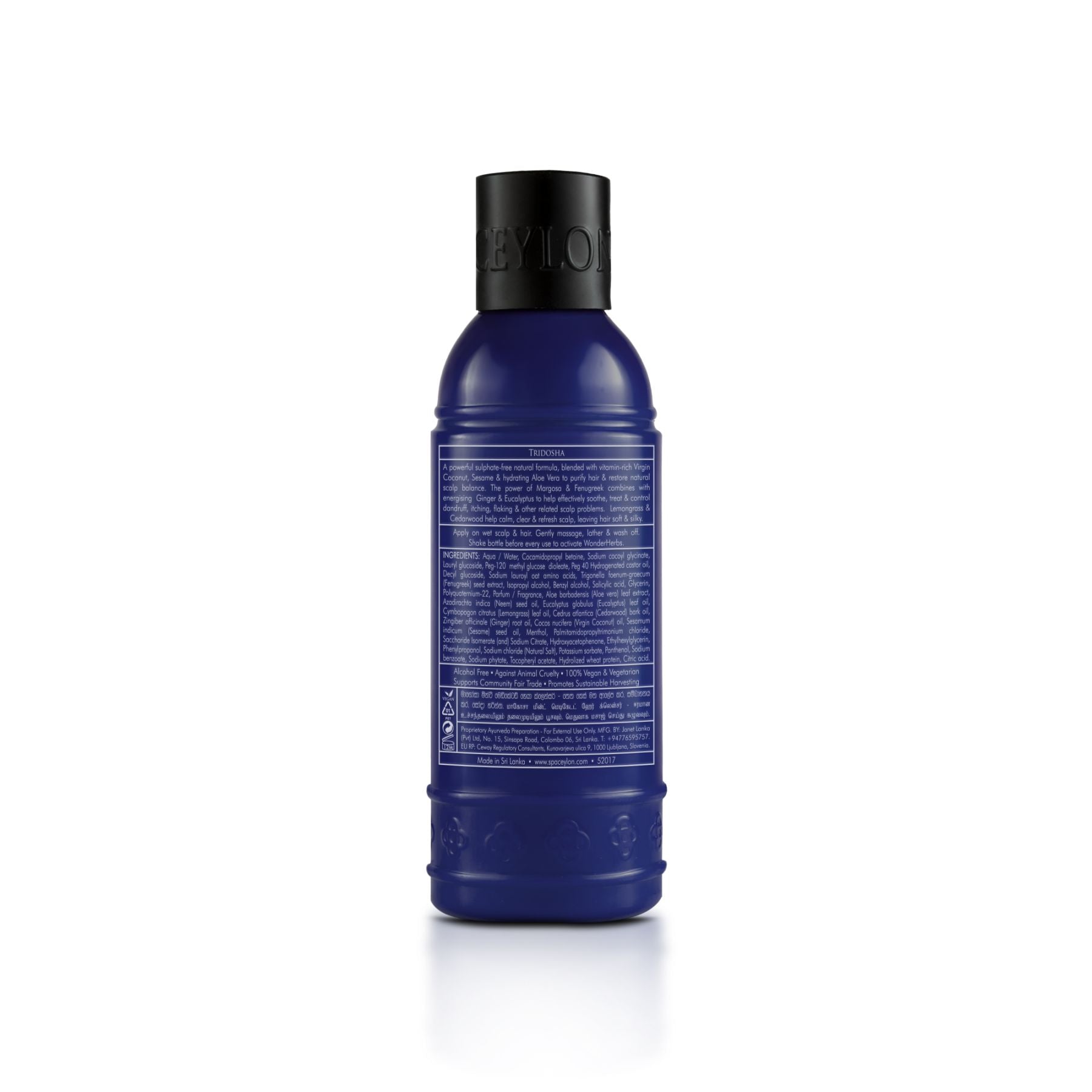 Margosa Mint - Medicated Hair Cleanser - 200ml - Spa Ceylon UK