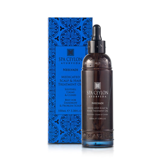 Neelyadi - Medicated Scalp & Hair Treatment Oil 100ml - Spa Ceylon UK