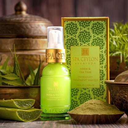 Neem & Tea Tree -  Overnight Treatment Masque 30ml - Spa Ceylon UK