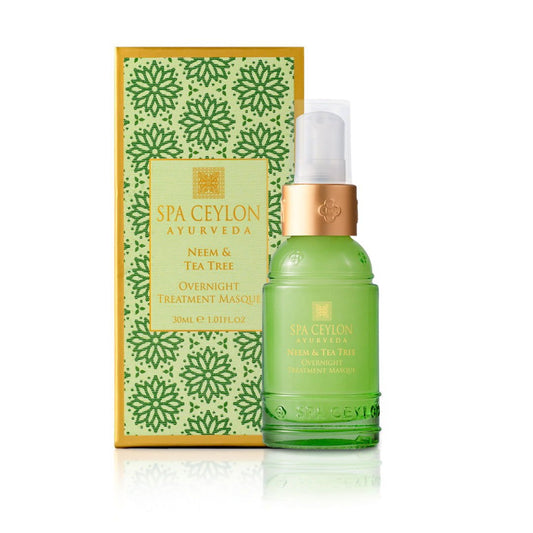 Neem & Tea Tree -  Overnight Treatment Masque 30ml - Spa Ceylon UK