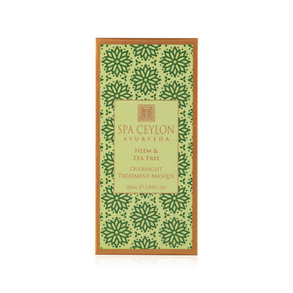 Neem & Tea Tree -  Overnight Treatment Masque 30ml - Spa Ceylon UK