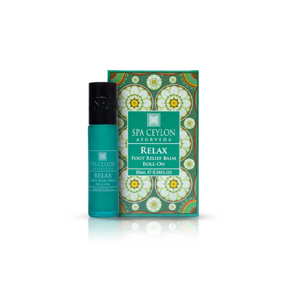 Relax Foot Relief Balm Roll On 10ml - Spa Ceylon UK
