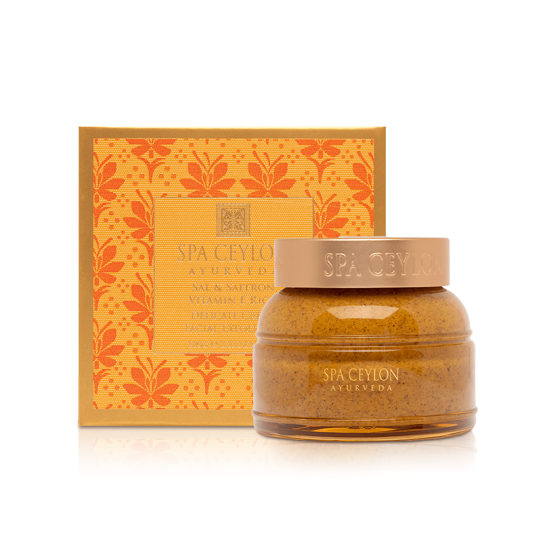 Sal & Saffron - Vitamin E Rich - Delicate Creme Facial Exfoliator - 100g - Spa Ceylon UK