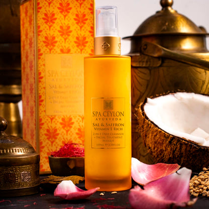 Sal & Saffron - 2 - in - 1 Deep Cleanser + Facial Treatment Masque 100ml - Spa Ceylon UK