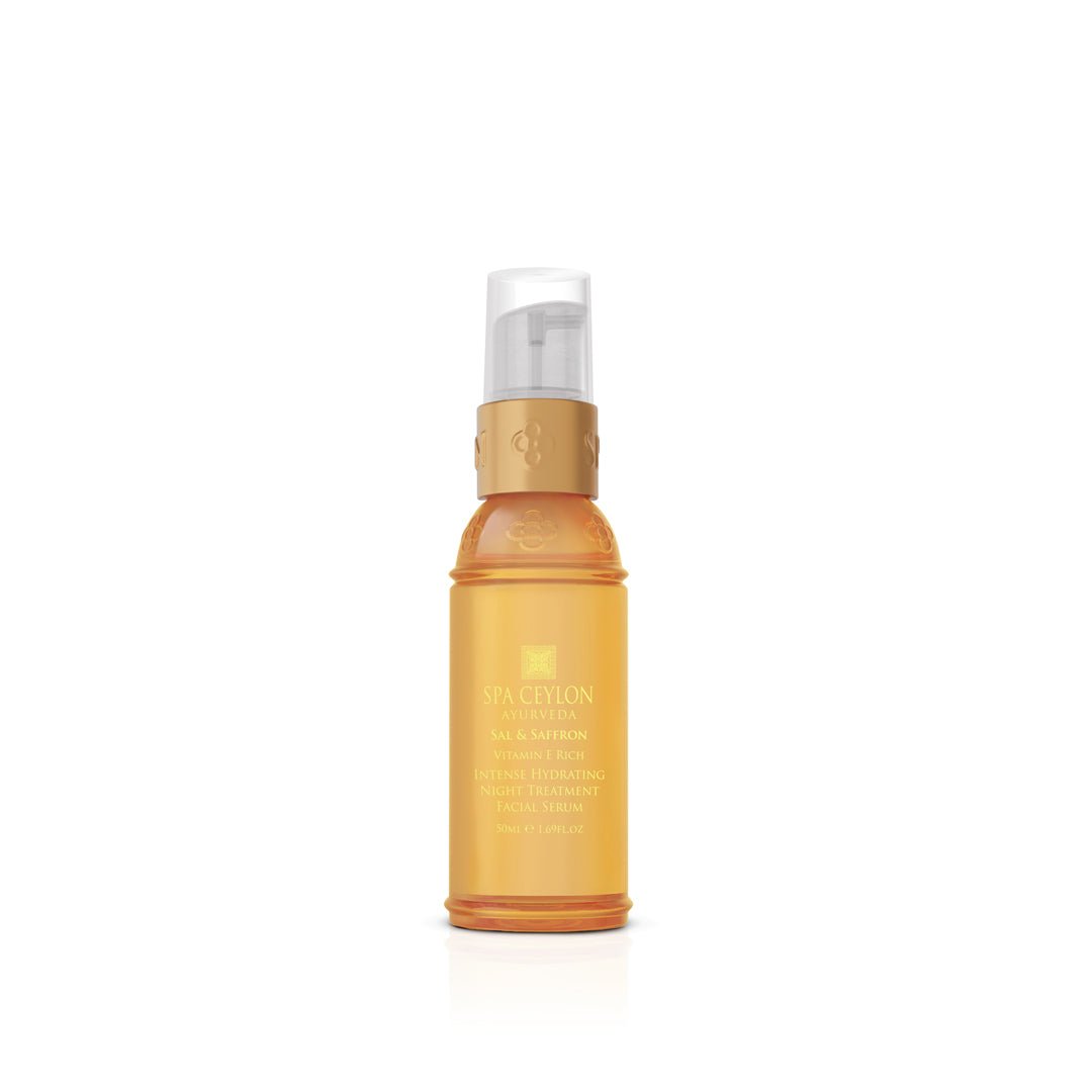 Sal & Saffron - Intense Hydrating Night Treatment Facial Serum 50ml - Spa Ceylon UK