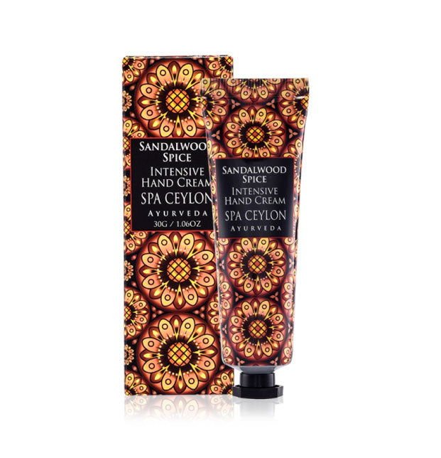 Sandalwood Spice - Intensive Hand Cream 30g - Spa Ceylon UK