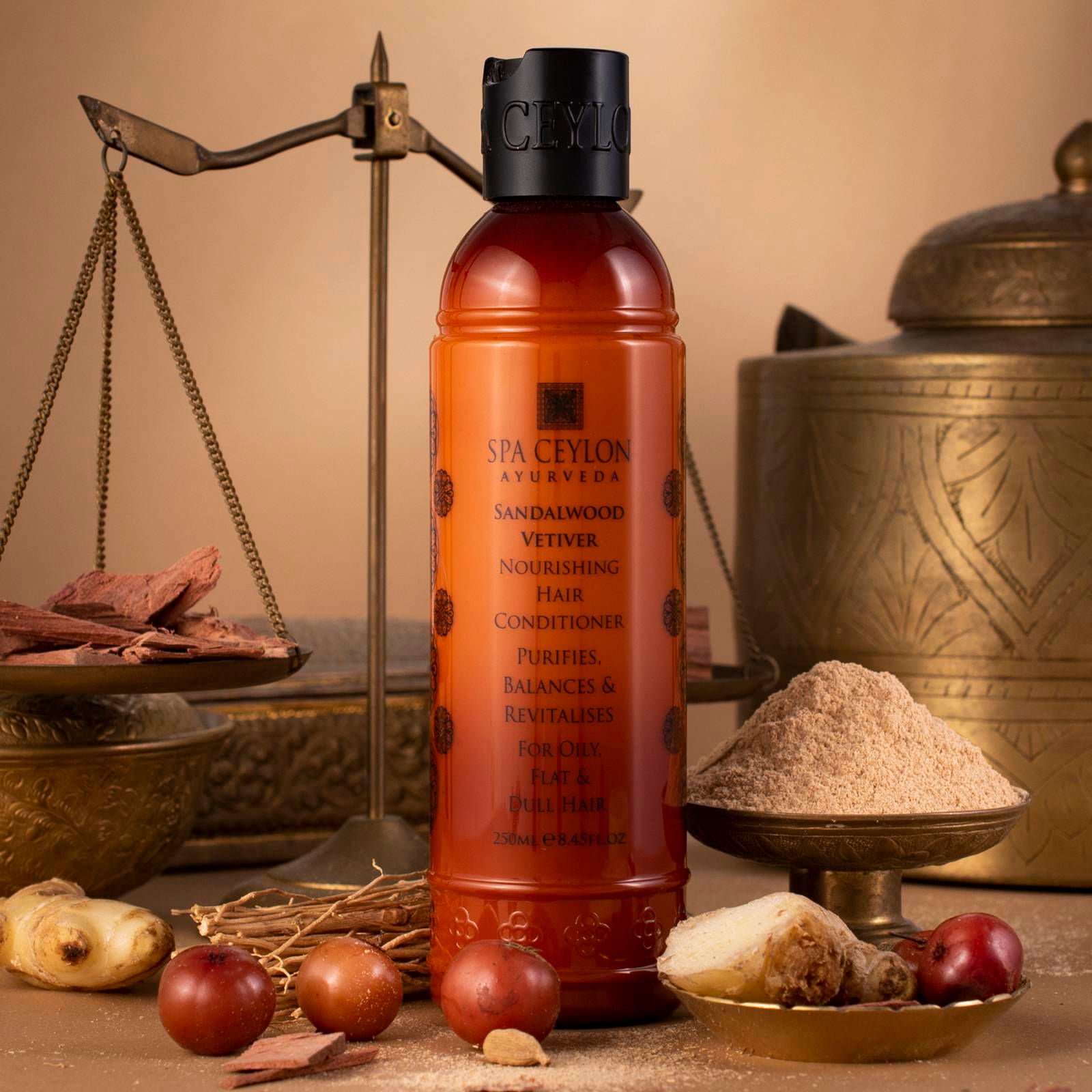Sandalwood Vetiver - Nourishing Hair Conditioner - 250ml - Spa Ceylon UK