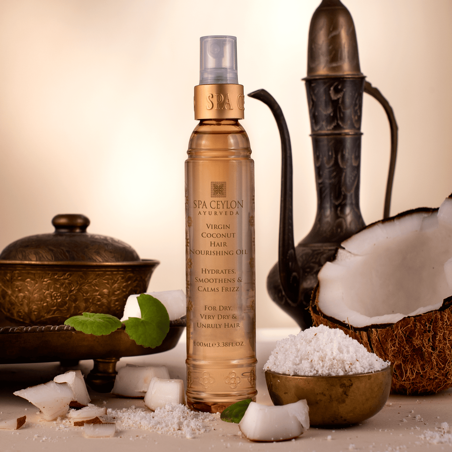 Pure coconut hot sale hair oil