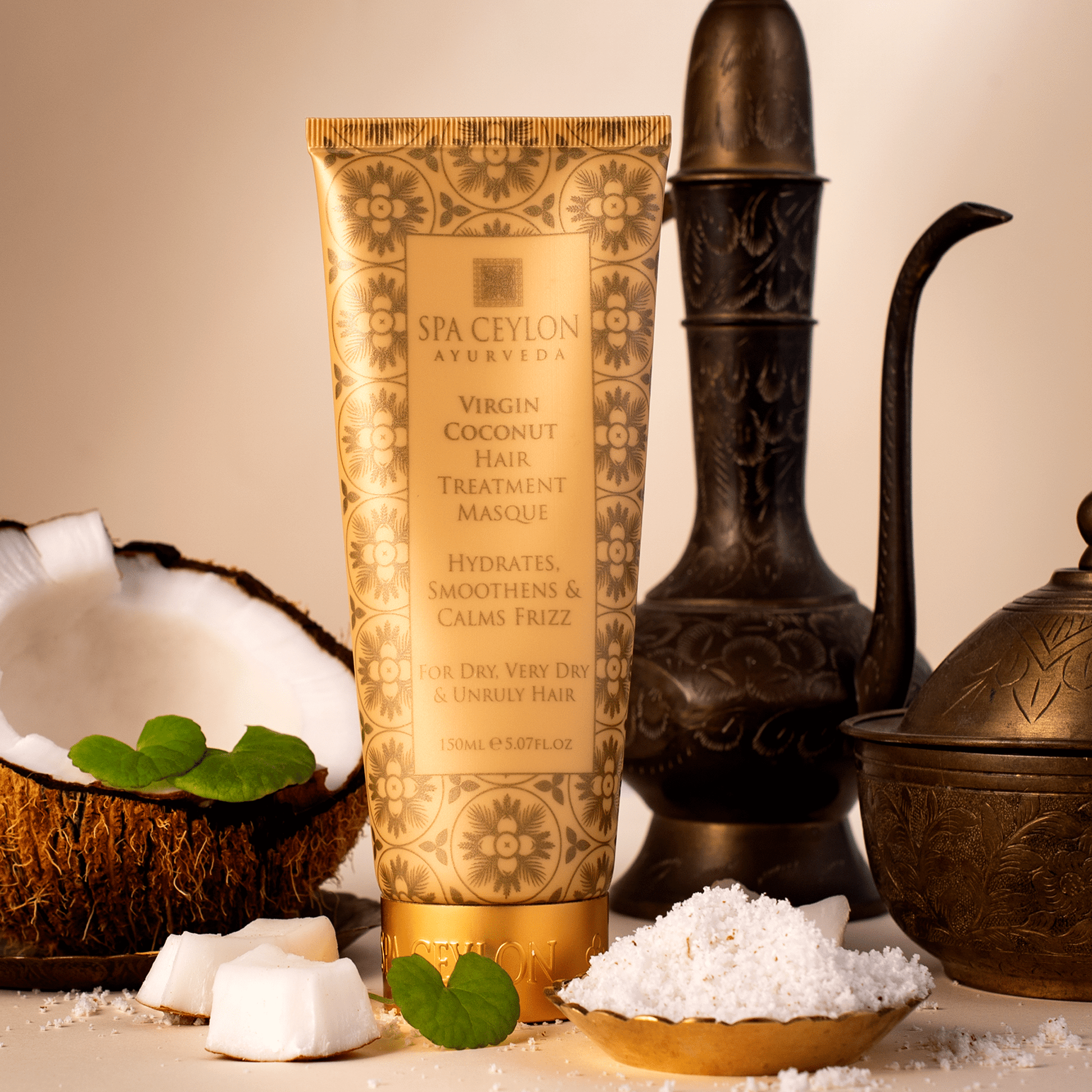 Virgin Coconut - Hair Treatment Masque 150ml - Spa Ceylon UK