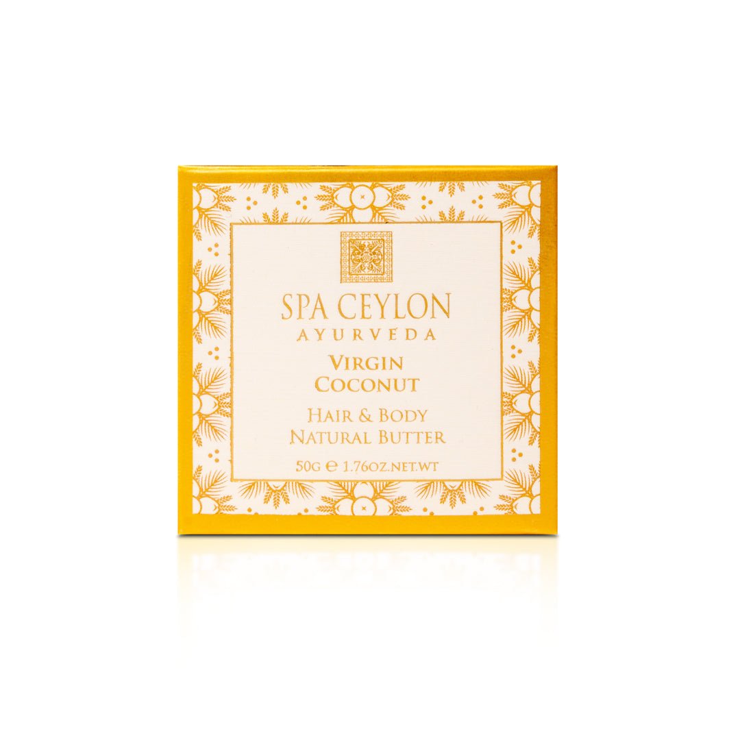 Virgin Coconut – Hair & Body Natural Butter – 50g - Spa Ceylon UK