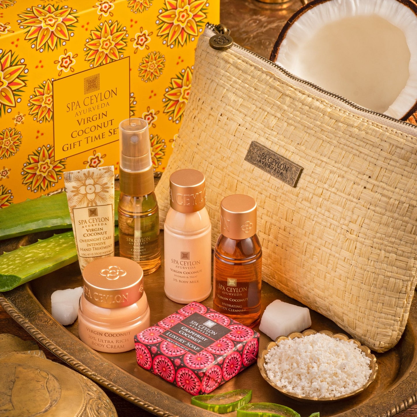 Virgin Coconut - Gift Time Set - Spa Ceylon UK