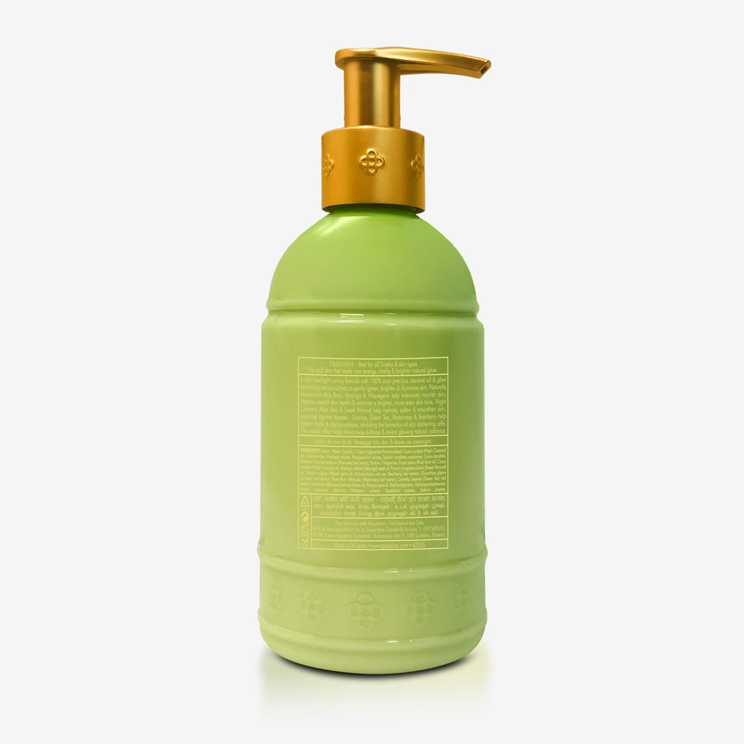 White Jasmine - Night Body Lotion Brighten & Soften 250ml - Spa Ceylon UK