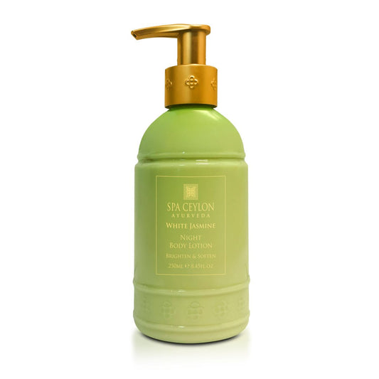 White Jasmine - Night Body Lotion Brighten & Soften 250ml - Spa Ceylon UK